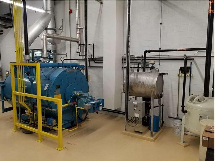 Used DUNLEE STEAM BOILER 150 LBS MAX PRESSURE