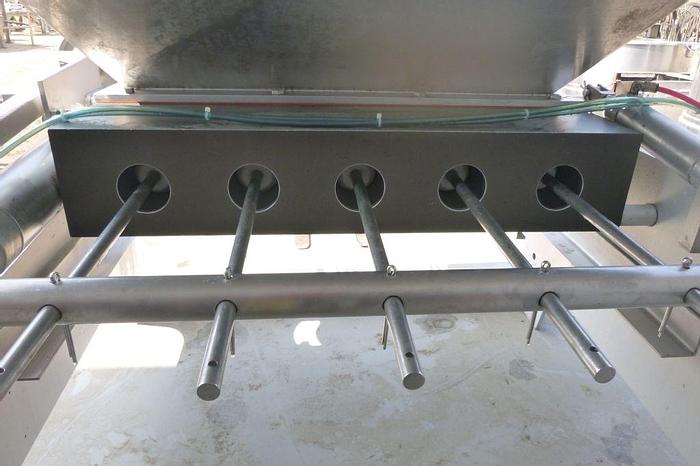 Used Filler, Piston, 5-Head, Hinds Bock, Depositor, Model 5P-08WT #S744091