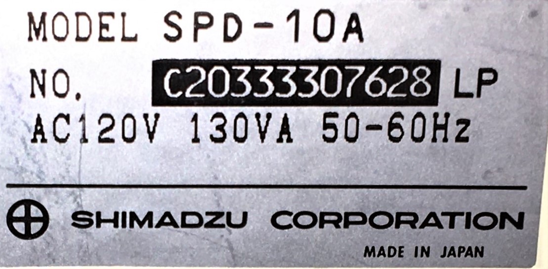 Used Shimadzu SPD-10A UV-Visible Detector