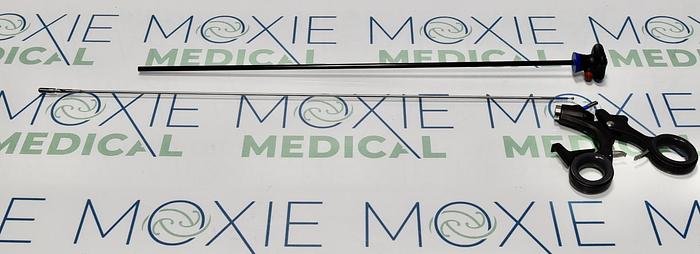 Used Olympus WA64070L CROCODILE FORCEPS, A60800L HIQ Shaft 430mm Length w/WA60205A