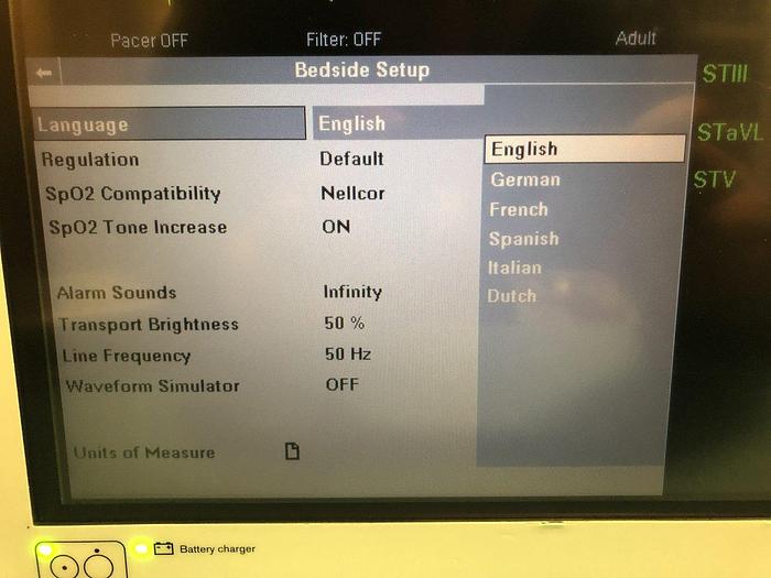 Gebraucht Dräger Infinity Gamma XXL Patientenmonitor mit Zubehöre