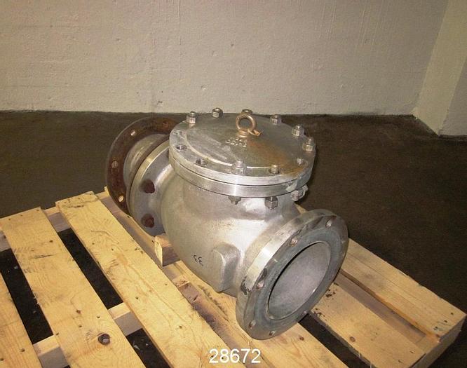 Used Fnw  8" Swing Check Valve, CF8M #28672
