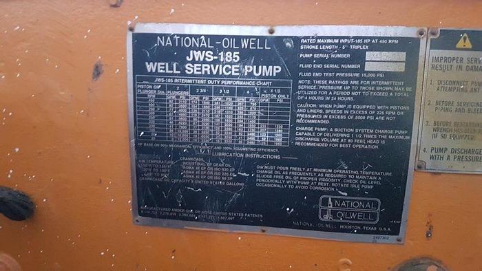 Used 1990 IHC INTERNATIONAL 4900 Tandem Axle Oilfield Pump/Kill Truck