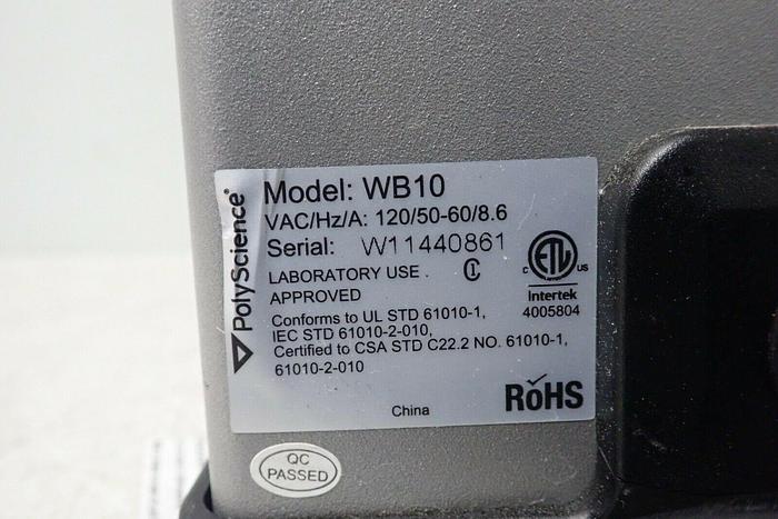 Used Polyscience Model WB10 10L Digital General Purpose Water Bath