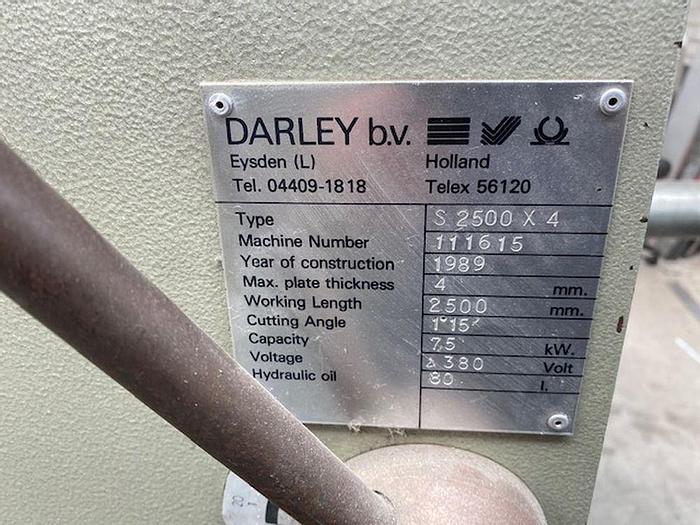 Gebruikt 1989 Darley Schaar S2500x4