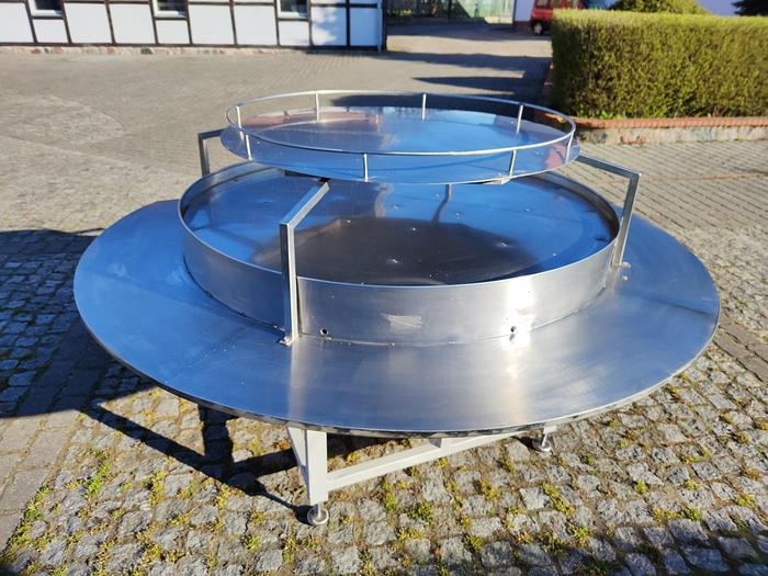 Used Stainless steel (buffer) rotary table