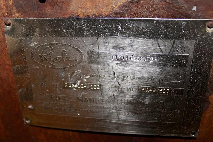 Used Reitz Angle Disintegrator