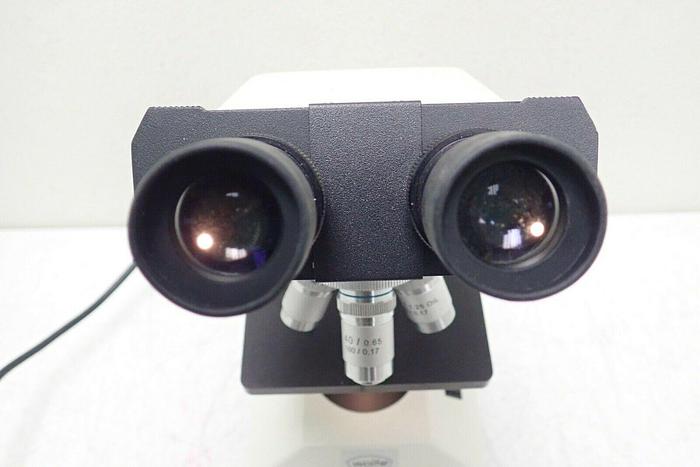 Used Wolfe Binocular Microscope w/ 4 Objectives, 2 WF10X-18MM Eyepieces & Condenser