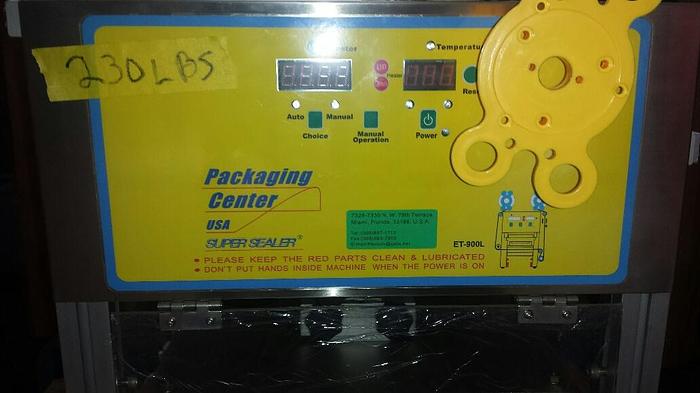 Used Sealer, Tray, Packaging Center, Supersealer, Mdl ET900L, #C740311
