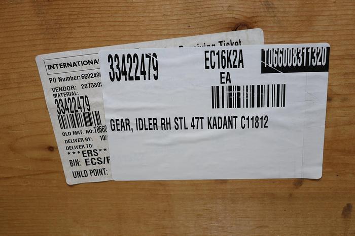 Unused Black Clawson Helical Idler Dryer Gears #44187