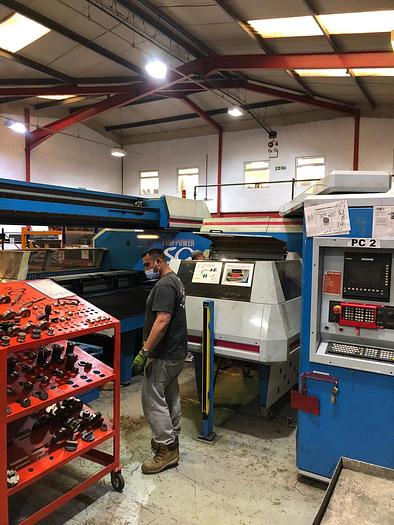 Used 2000 FINNPOWER TRS5 SB CNC shear punching machine