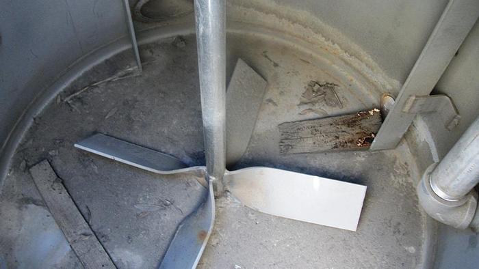 Used Tank, 150 Gallon, S/st, Mix, Agit, FBFt, Less Drive #S694021