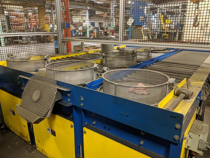 Used 2012 FANUC M710iC/50 6 AXIS ROBOT WITH IR VISION AND R30iA CONTROLLER.