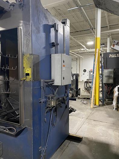 Used 2011 WHEELABRATOR 2 WHEEL SPINNER HANGER SHOT BLAST MACHINE