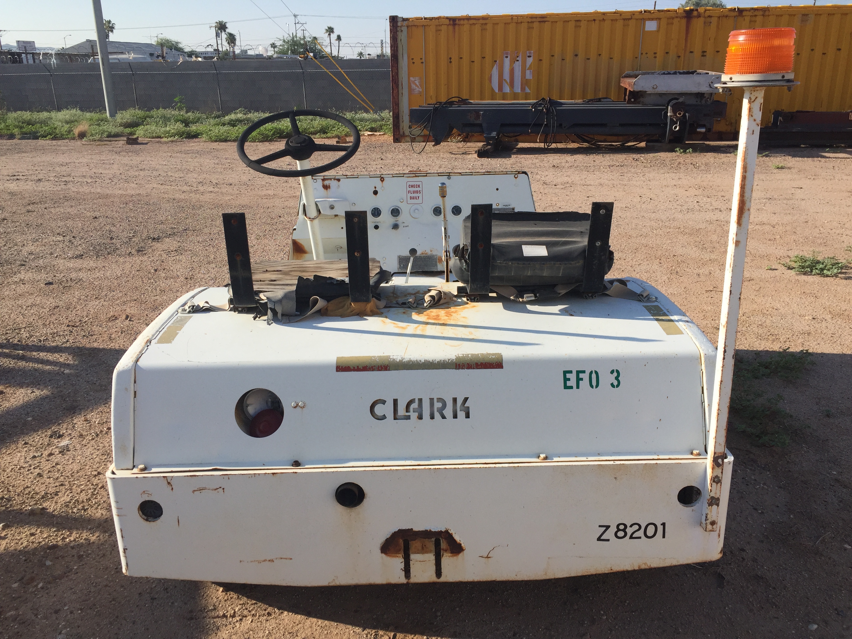 Used Clark Model 1615160 Baggage Tractor / Airplane Tug