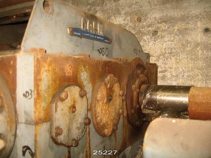 Used Falk 2080YB2-A Right Angle Gear Drive, 1170 Input Rpm, 75.9 Output Rpm, 15.42 Ratio, Service Rating Hp 50, Service Factor 1.74, Approximate Us Gallons 9, #25227