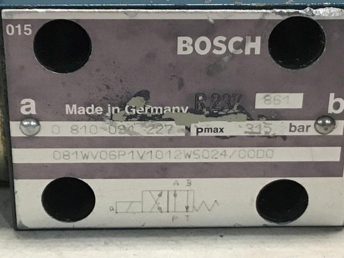 Used BOSCH Directional Valve 0 810 091 227 #129946