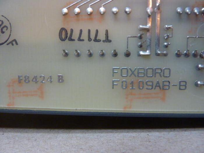 Used FOXBORO Panel Circuit Board F0109AB-B #31740