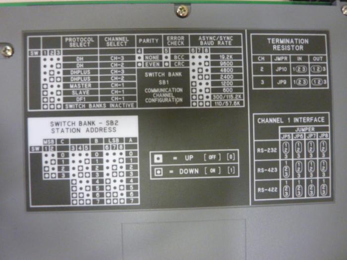 Used ALLEN BRADLEY Resource Manager Module 5130-RM1 SER A USED