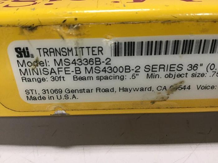 Used STI Light Curtain Transmitter MS4336B-2 USED