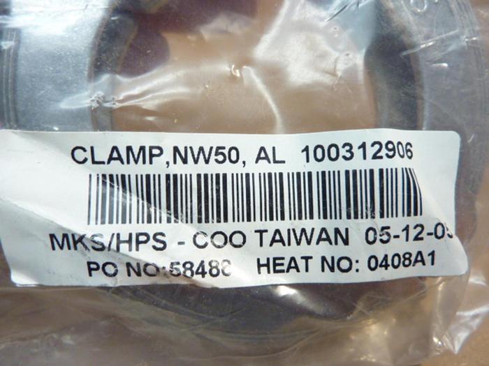 MKS INSTRUMENTS Hinged Clamp NW50 #40596