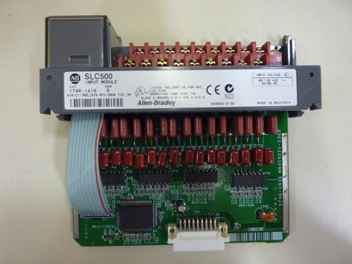 Used ALLEN BRADLEY Input Module 1746-IA16 SER D #81764