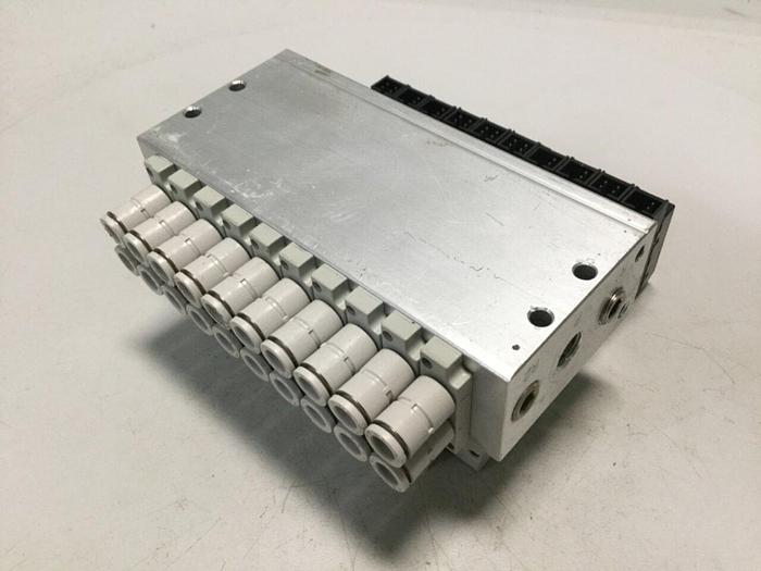 Used KOGANEI Manifold w/ Valves F10M10AJ Used