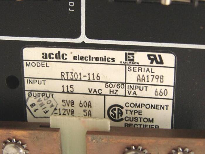 Used ACDC Power Supply RT301-116 #6630