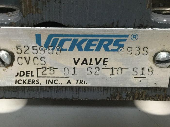 Used VICKERS Valve CVCS25D1S210S19 #111320