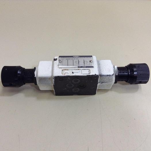 Used YUKEN Throttle & Check Modular Valve MSW-01-X-50 #72541