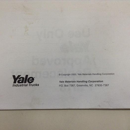 Used YALE Guide to Lift Truck GUIDE891 #70891