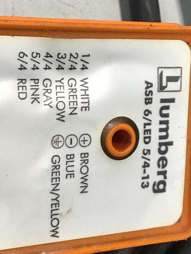 Used LUMBERG Distribution Box ASB 6/LED 5/4-13 #130713