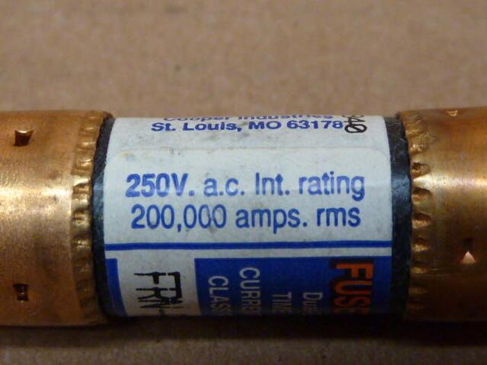 Used FUSETRON 1 Amp Fuse FRN-R-1 #33689