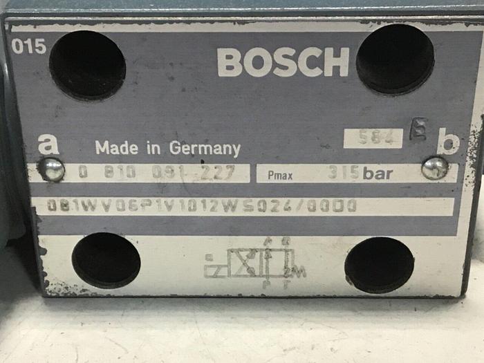 Used BOSCH Directional Valve 0 810 091 227 #142088
