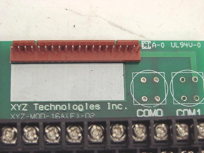 Used XYZ TECHNOLOGIES Circuit Board XYZ-MOD-16A(F)-02 #6796