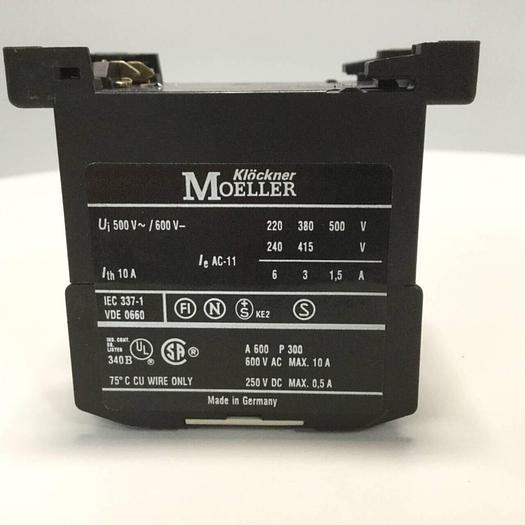 Used KLOCKNER MOELLER Contactor DILER-40-GI #94191
