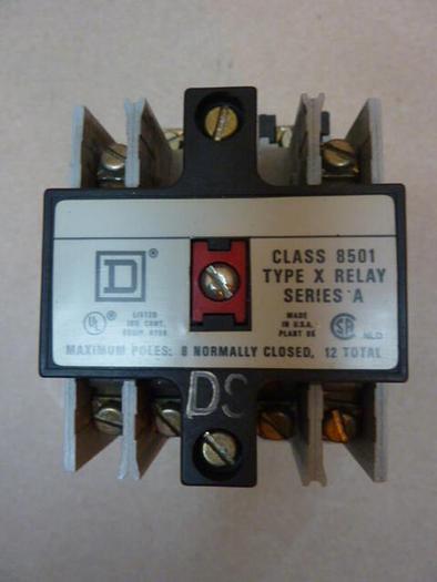 Used SQUARE D Industrial Control Relay 8501-XO  1200 #33177