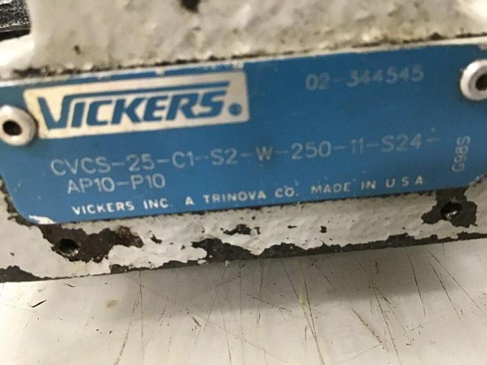 Used VICKERS Valve CVCS25C1S2W25011S24AP10P10 #141456