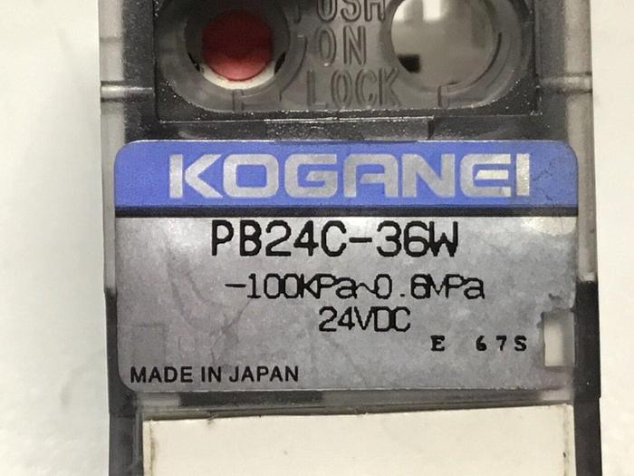 Used KOGANEI Valve PB24C-36W #122219