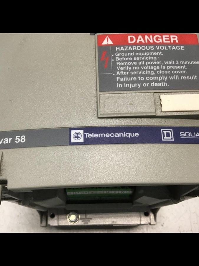 Used TELEMECANIQUE Variable Speed Drive ATV58HU18M2 USED