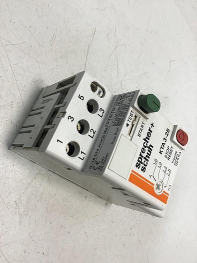 Used SPRECHER & SCHUH 1.6 Amp Motor Starter KTA3-25 #88966
