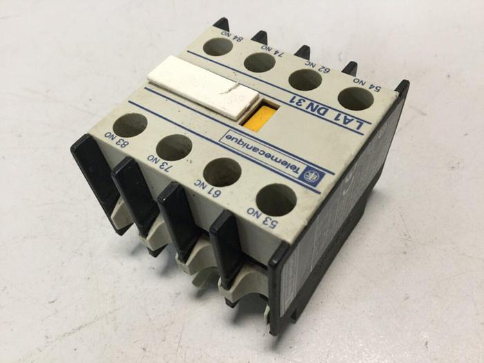 Used TELEMECANIQUE Contact Block LA1DN31 #104980