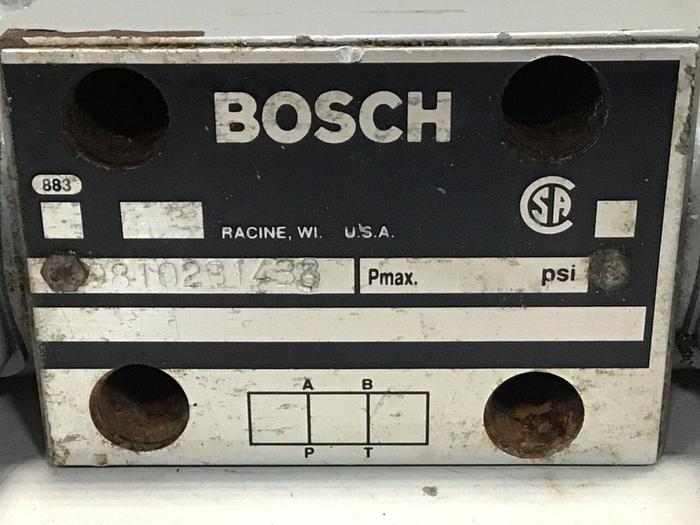 Used BOSCH Valve 9810231433 #138413