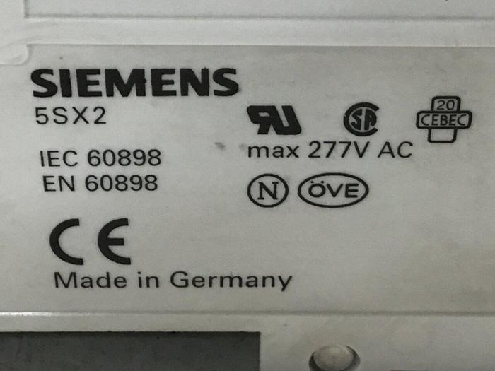 Used SIEMENS Circuit Breaker 5SX2B10 B6 C10 #122584