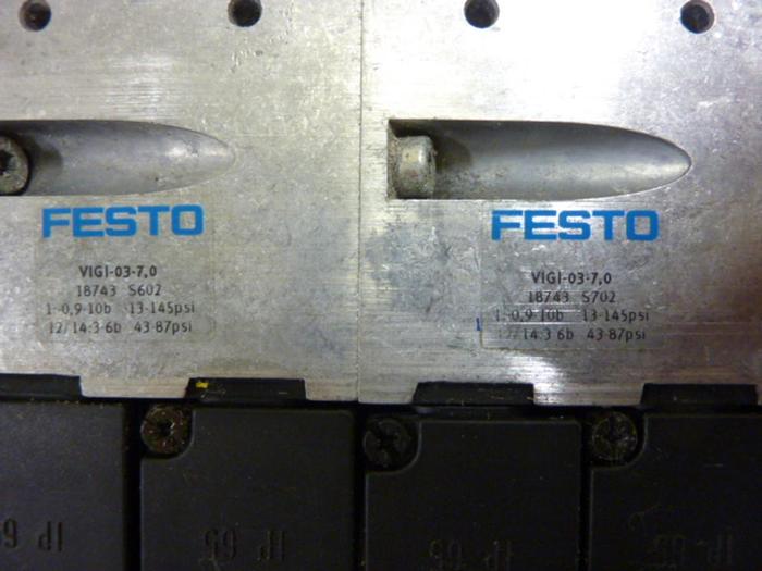 Used FESTO Control Block / Valve Terminal IFB13-03 Used