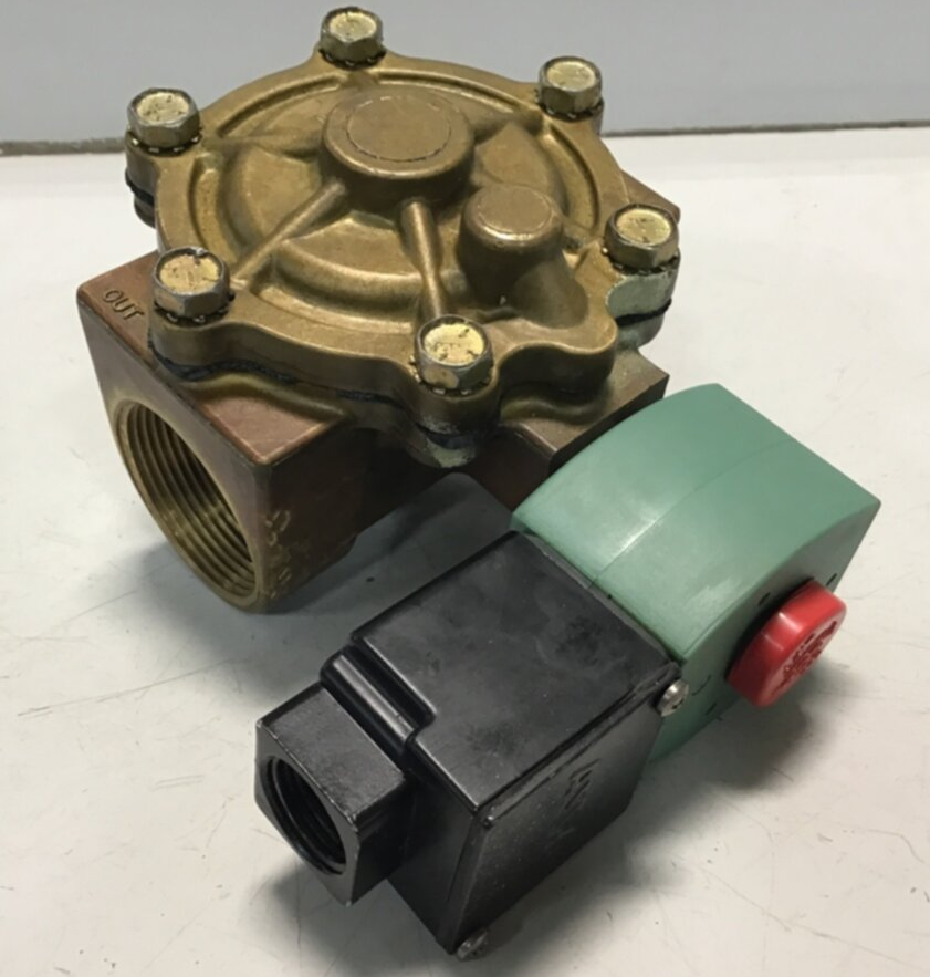 Used ASCO Solenoid Coil & Valve MP-C-086 / VALVE USED