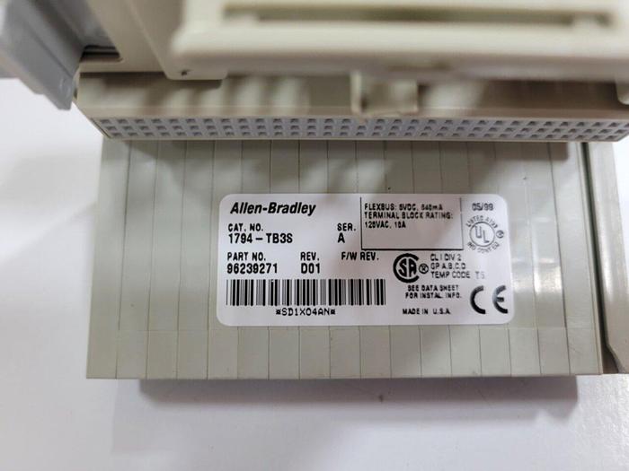 Used ALLEN BRADLEY I/O Module 1794-OB16 SER A Used