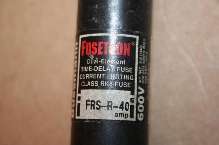 Used FUSETRON 40 Amp Fuse FRS-R-40 Used