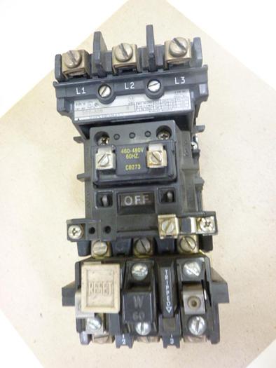 Used ALLEN BRADLEY Motor Starter Size 0 509-AOB SER B #44618