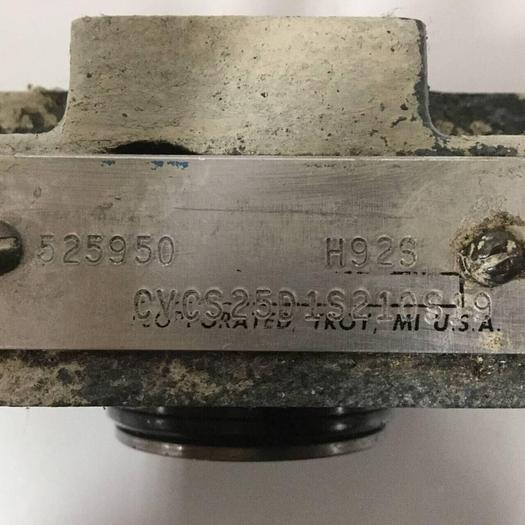 Used VICKERS Valve CVCS25D1S210S19 #90479